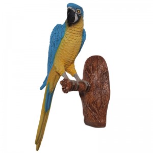 Parrot Wall Decor - Yellow and Blue - 66cm
