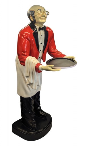 Old Man Waiter - Red Jacket - 95cm 