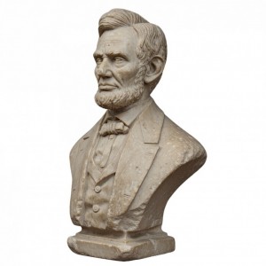 Abraham Lincoln Bust - Roman Stone Finish 64cm