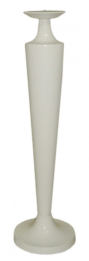 Aluminium Round Candle Stick - Cream (70cm)