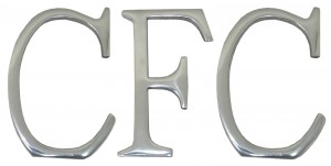 15cm Aluminium CFC Letters 