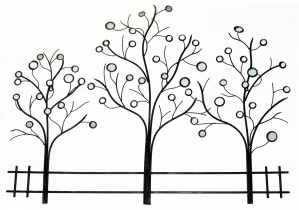 Tree Wall Art 107cm