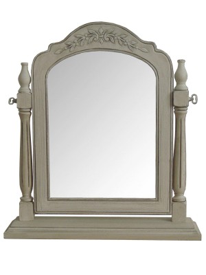 Antique French Table Mirror 60cm