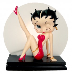 Betty Boop Leg Up Lamp 23cm