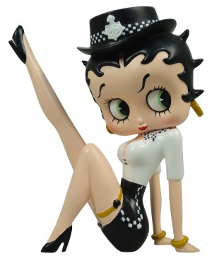 Betty Boop Police Lady Leg Up 17cm