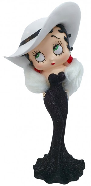 Betty Boop Madame Black Glitter 30.5cm
