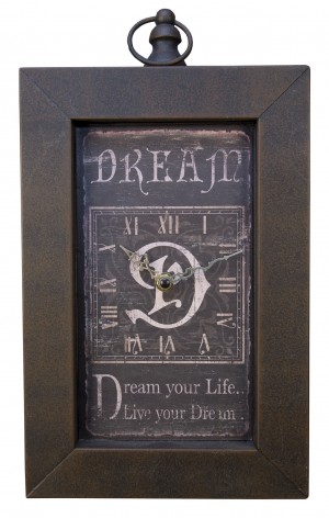 Dream Oblong Wall Clock 34.5cm