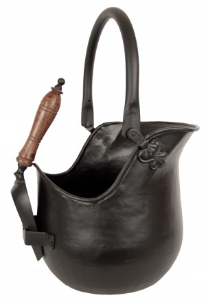 Bucket With Shovel - Black Finish 46cm