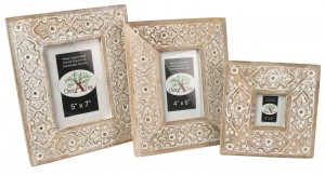 Set Of 3 Sulfi Design Photo Frames 28.5cm