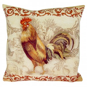 Cushion Cover Only - Cockerel (Left) 45cm