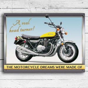 Kawasaki Z1 Metal Sign - 41cm