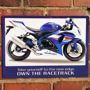 Suzuki GSXR1000 Metal Sign - 41cm