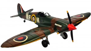 1940 Green and Brown Spitfire Monoplane - 125cm