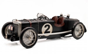 1930s Sports Car Decoration Black - 60cm