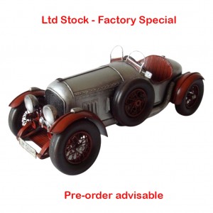 35cm 1920s Open Top Silver Roadster - PRE-ORDER