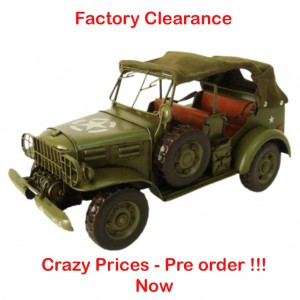 31cm WW2 Canvas Top 4X4  - PRE-ORDER