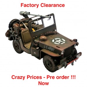 30cm WW2 4X4 With Mounted Gun - PRE-ORDER