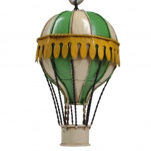 13cm Green Montgolfier Balloon