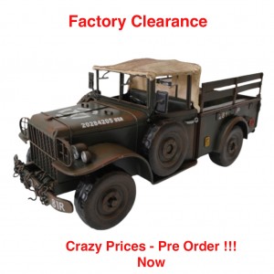 33cm USA Army Truck Open Back - PRE-ORDER
