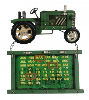 Tractor Wall Hanging Calendar - 34cm