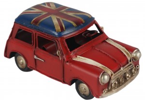 Nostalgia 60s Car Union Flag Roof - 16cm