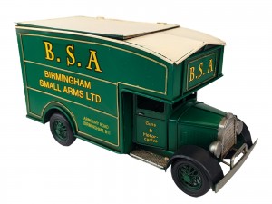 BSA Vintage Van Storage Box - Green  33cm 