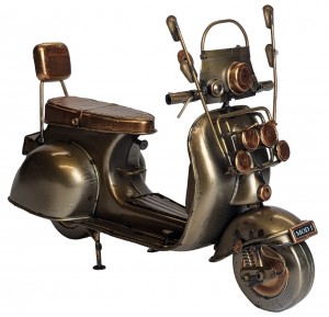 Mod Scooter - Polished Metal - 29cm