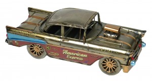 50s Car - Polished Metal 33cm