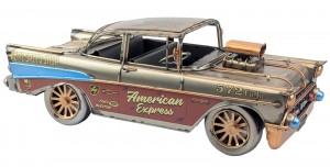 50s Car - Polished Metal 33cm