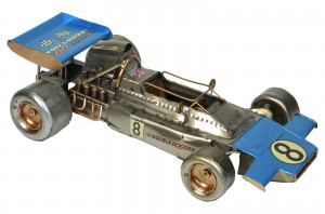 Sports Car - Polished Metal 34cm