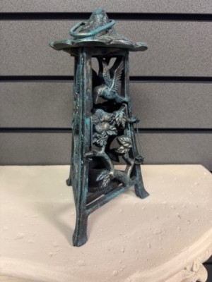 Cast iron Hanging or standing  candle lantern