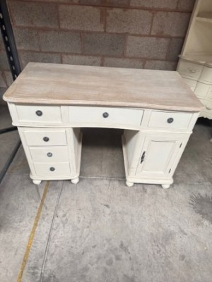 French Country Pedestal Desk 120cm  EX-DISPLAY 25% OFF