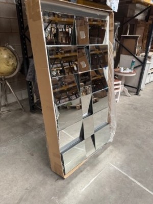 Glass Wall Mirror - 3D Effect   ***25% OFF - COLLECTION ONLY***