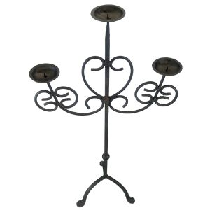 Metal Rustic Candlestick Stand 69.5cm