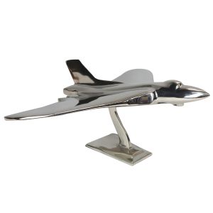 Aluminium Large Jet Vulcan Aeroplane - 43cm - Slight Imperfections