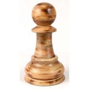 Mango Wood Pawn Chess Piece 24cm