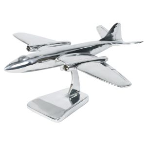 Nickel Plated Aluminium Canberra Aeroplane Wing Span - 39cm 