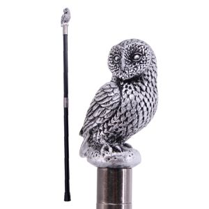 Owl Swagger Cane / Walking Stick 93cm