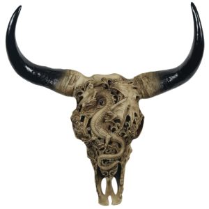Cow Head Wall Art Faux Taxidermy - 45cm