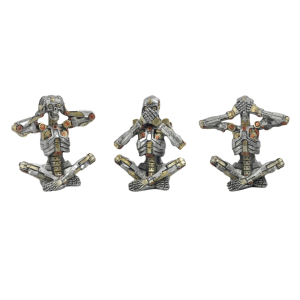 Set of 3 No Evil Steampunk Skeletons 10.5cm