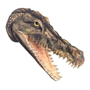 Crocodile Head Wall Art Faux Taxidermy - 43cm