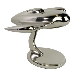 Retro Space Craft Aluminium Nickel Plated- 26cm