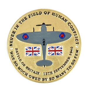 Battle Of Britain Plaque - Cast Aluminium - 24cm