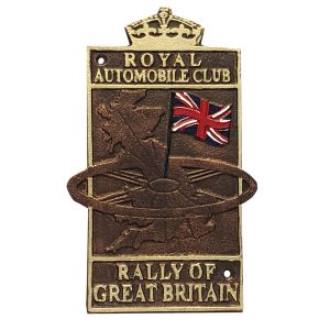Royal Automobile Cast Iron Club Plate 26cm 