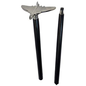 Vulcan Model Walking Stick - Cast Aluminium - Mango Wood - 91.5cm