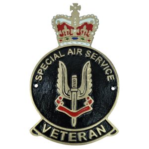 25cm Special Air force Veteran Plaque Cast Aluminium
