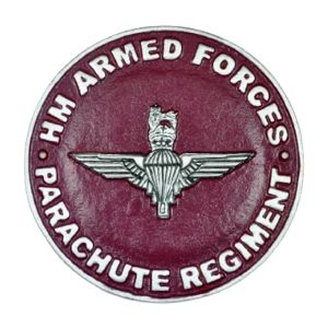 HM Armed Forces Parachute Regiment Plaque - Cast Iron Ø24cm