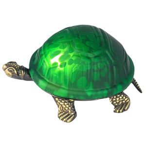 Turtle Table Lamp (Green) 20.3cm