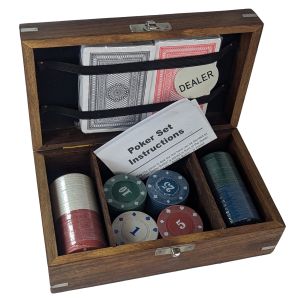 Poker Set - Sheesham Wood - 19cm
