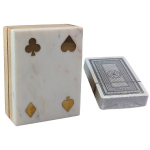 Card Box Marble Top - 12.5cm